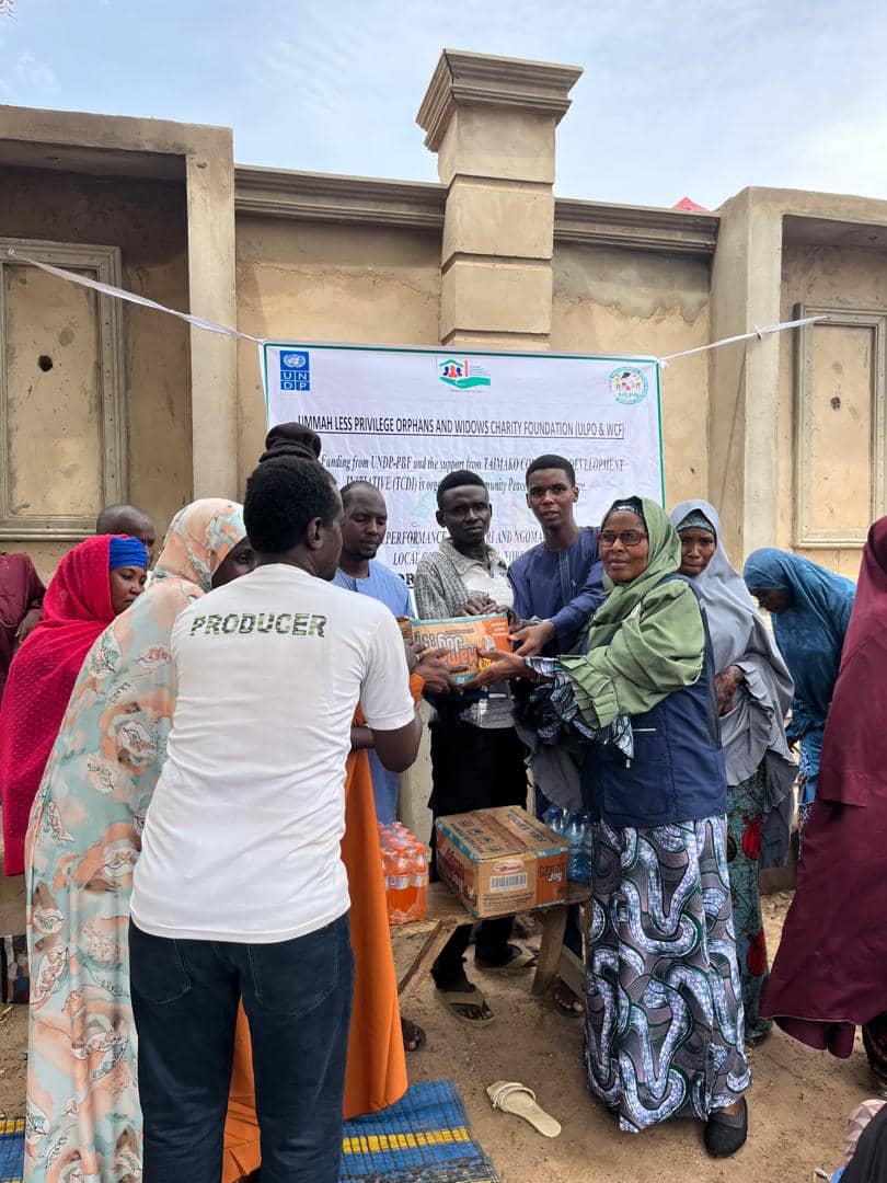 Relief item distribution to vulnerable families