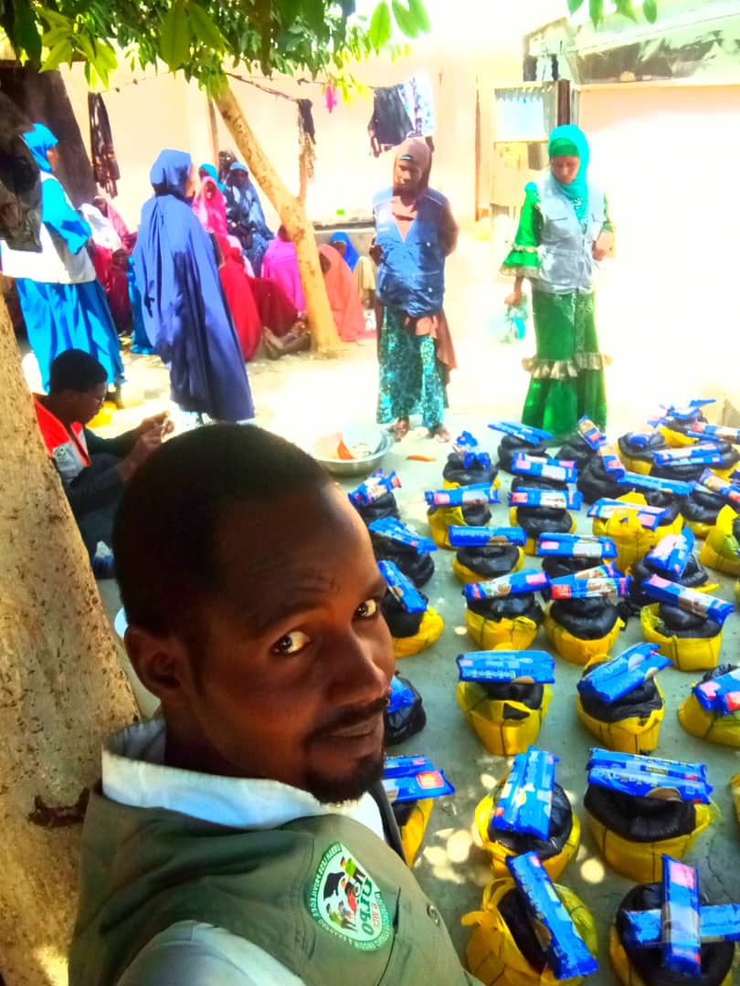 Relief item distribution to vulnerable families